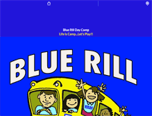 Tablet Screenshot of bluerilldaycamp.com